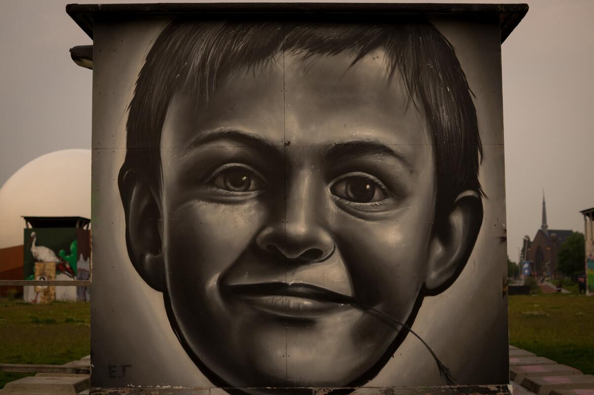 живопись, граффити, искусство, черно белые