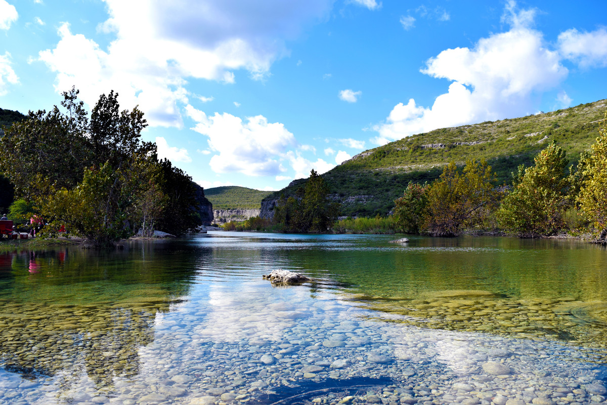 вода, озеро, камни, природа, дерево