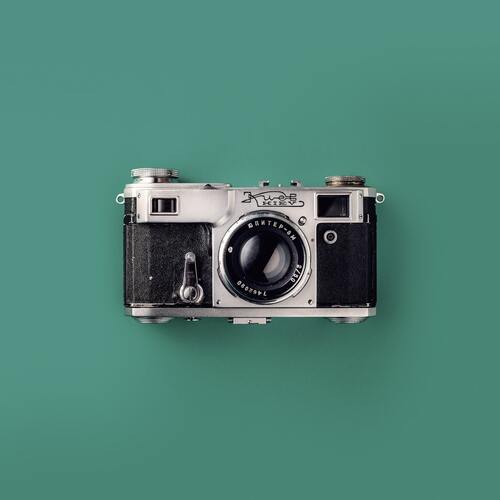 ретро, винтаж, фотоаппарат 