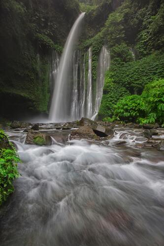 водопад, водопады, скалы, вода, горы