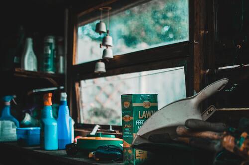 гараж, здание, инструменты