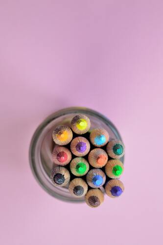 карандаши, 3д,3d, цветные карандаши