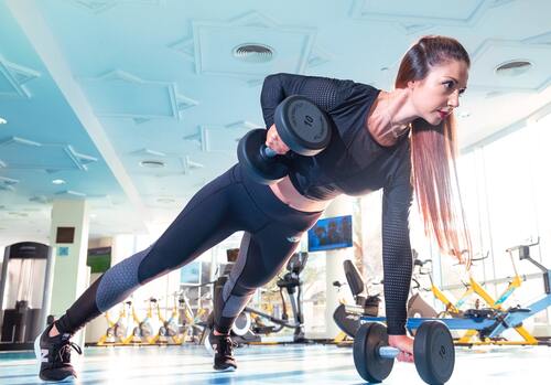 спорт, фитнес, спортивный зал, девушки