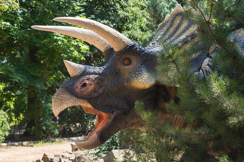 динозавр,  лес, 3д, 3d